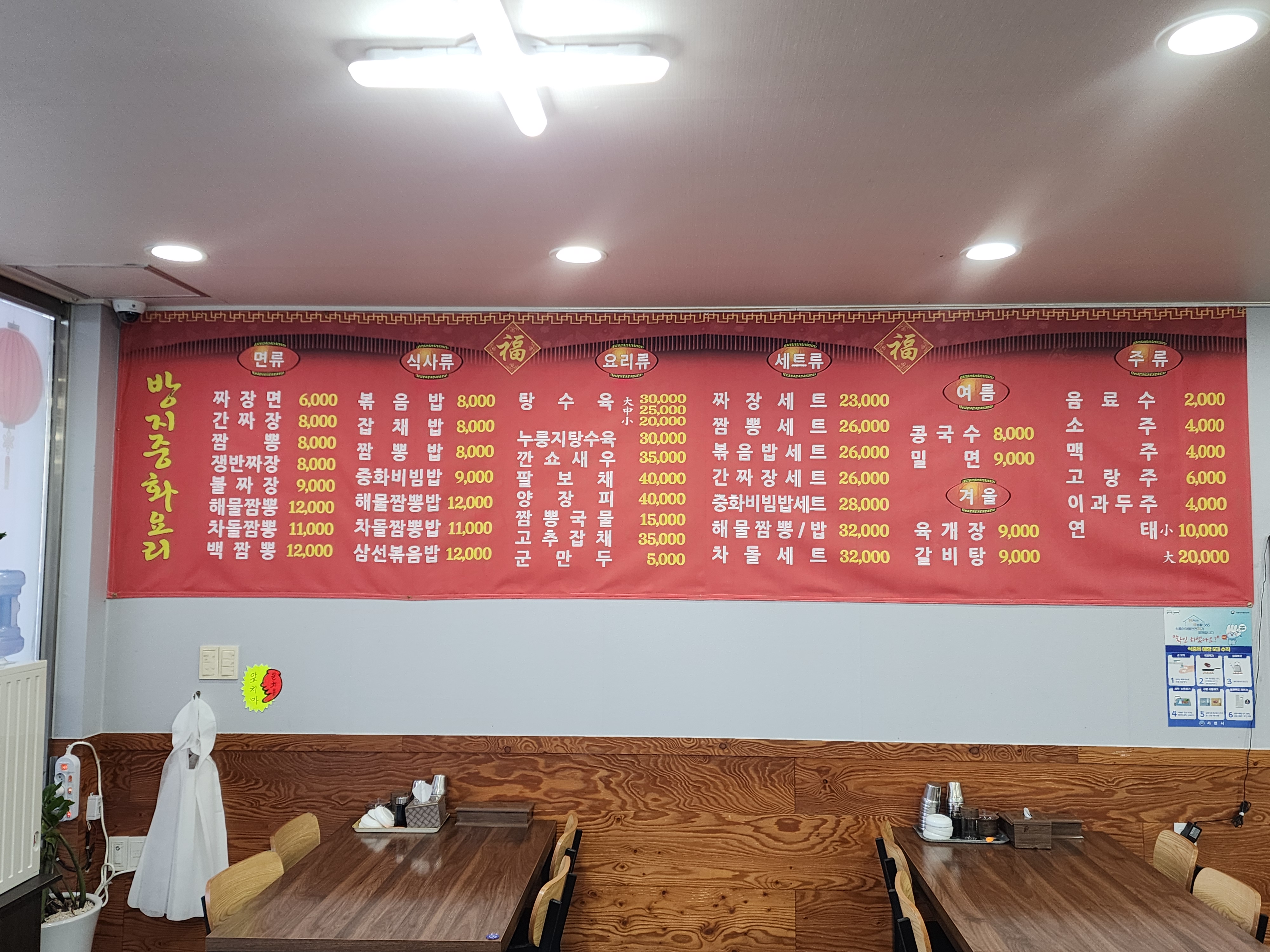 방지중화요리
